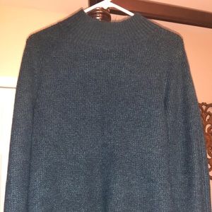 Forest green mock neck sweater